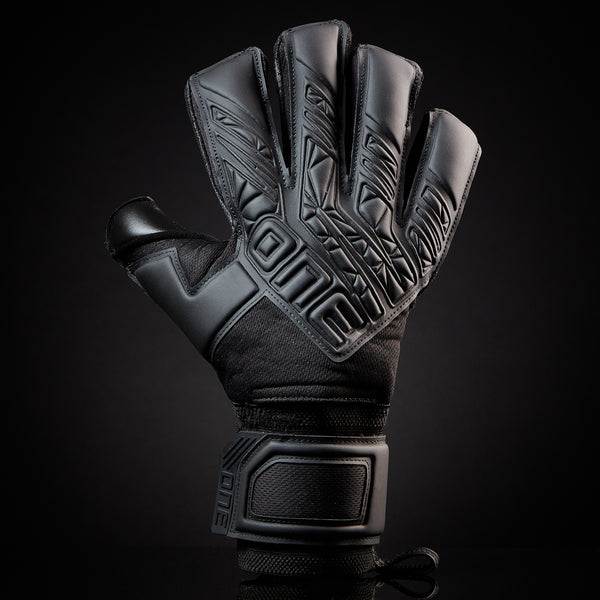Junior APEX Contra Black | Fingersave Goalkeeper Gloves | One